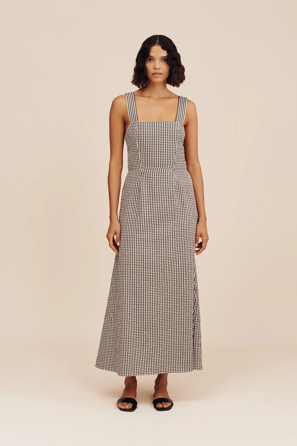 AMELIA SQUARE NECK DRESS - Image 3